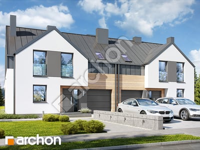 Projekt domu ARCHON+ Dům v barotách 2 (R2) ver.2