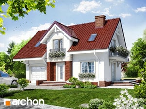 Projekt domu ARCHON+ Dům v šruchách ver.3