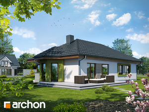 Projekt domu ARCHON+ Dům mezi svlačci 2 ver.2