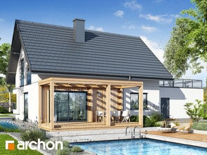 Projekt domu ARCHON+ Dům v zelencích 19 (G2P)