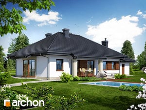 Projekt domu ARCHON+ Dům u gaurů (N) ver.2