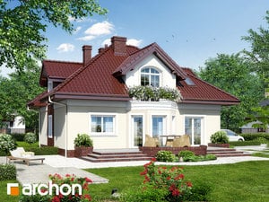 Projekt domu ARCHON+ Dům mezi tymiánem7 ver.2