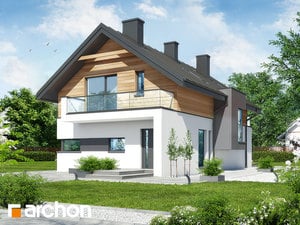 Projekt domu ARCHON+ Dům mezi moringami ver.2