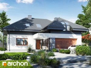 Projekt domu ARCHON+ Dům mezi fialou letní 2 (G2)