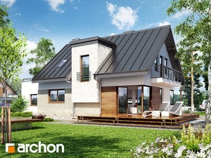 Projekt domu ARCHON+ Dům v amarylkách 3 ver.2