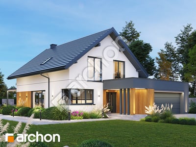 Projekt domu ARCHON+ Dům mezi anýzem 12 (G2E)