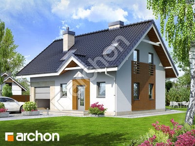 Projekt domu ARCHON+ Dům mezi borůvkami 2 ver.2
