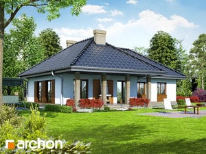 Projekt domu ARCHON+ Dům mezi gardeniemi ver.2
