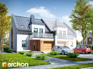 Projekt domu ARCHON+ Dům pod agáve 2 (B) ver.2