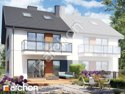 Projekt domu ARCHON+ Dům mezi maceškami 14 (R2B) ver.3