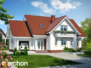 Projekt domu ARCHON+ Dům mezi lobelkami