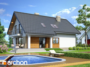 Projekt domu ARCHON+ Dům v idaredech 2 ver.2