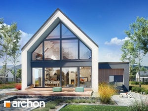 Projekt domu ARCHON+ Dům v papaveras 2