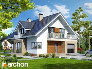 Projekt domu ARCHON+ Dům mezi tymiánem 5 ver.2