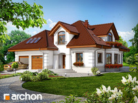 Projekt domu ARCHON+ Dům v zavinutkách (G2) ver.2