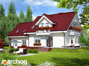 Projekt domu ARCHON+ Dům mezi rododendrony 6 (G2P)