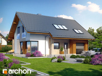 Projekt domu ARCHON+ Dům ve vistáriích ver.2