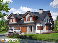 Projekt domu ARCHON+ Dům s klematisem 9 ver.2