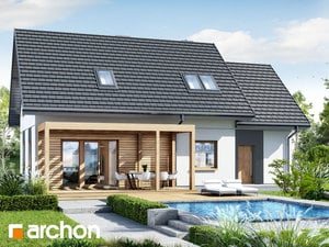 Projekt domu ARCHON+ Dům v zelencích 21(G)