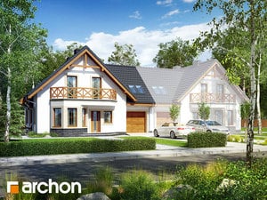Projekt domu ARCHON+ Dům pod pistácií 2 (B) ver.2