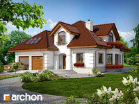 Projekt domu ARCHON+ Dům v zavinutkách (G2P)