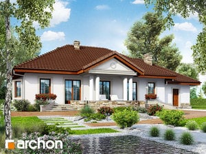 Projekt domu ARCHON+ Dům u gaurů ver.2