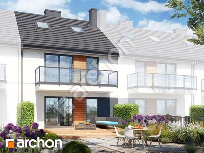 Projekt domu ARCHON+ Dům mezi maceškami 14 (R2S) ver.3