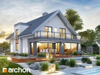 Projekt domu ARCHON+ Dům mezi kalami (G2)