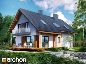 Projekt domu ARCHON+ Dům v idaredech 5