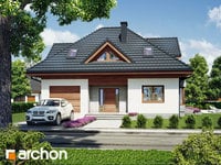Projekt domu ARCHON+ Dům mezi komonicí 3 ver.2