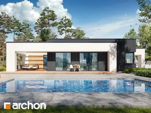 Projekt domu ARCHON+ Dům mezi blumy 8 (G2)