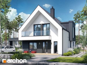 Projekt domu ARCHON+ Dům v papaveras 4 (E)