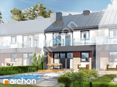 Projekt domu ARCHON+ Dům mezi maceškami 16 (R2S) ver.3