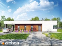 Projekt domu ARCHON+ Dům v plumériích (E) ver.2