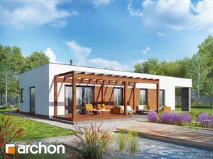 Projekt domu ARCHON+ Dům v plumériích (E) ver.2