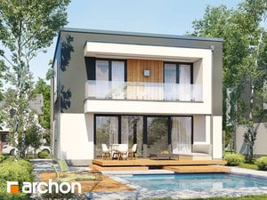 Projekt domu ARCHON+ Dům s klematisem 34