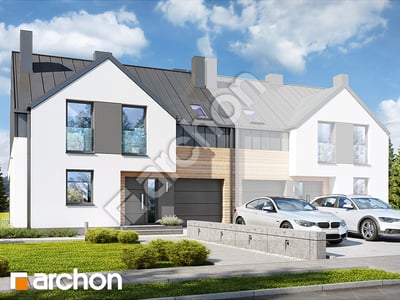 Projekt domu ARCHON+ Dům v barotách 2 (B) ver.2