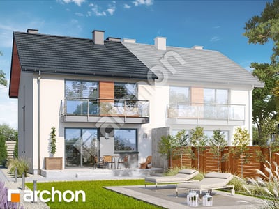 Projekt domu ARCHON+ Dům mezi maceškami (R2B) ver.3