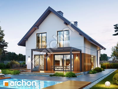 Projekt domu ARCHON+ Dům mezi anýzem 10