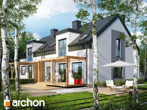 Projekt domu ARCHON+ Dům mezi cyklamény 5