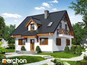 Projekt domu ARCHON+ Dům mezi jahůdkami 3 (P) ver.2