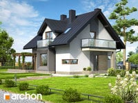 Projekt domu ARCHON+ Dům mezi rododendrony (N) ver.2