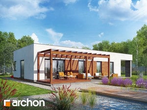 Projekt domu ARCHON+ Dům v plumériích