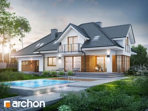 Projekt domu ARCHON+ Dům v slivonkach (G2)