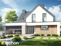 Projekt domu ARCHON+ Dům mezi ptačím zobem (g2)