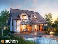 Projekt domu ARCHON+ Dům ve filodendrónech 3