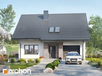 Projekt domu ARCHON+ Dům s tolicí dětelovou 4 ver.2