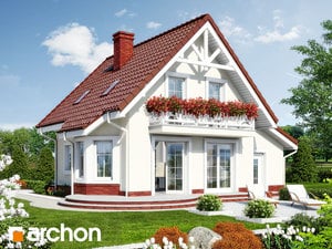 Projekt domu ARCHON+ Dům uprostřed hroznů (G) ver.2