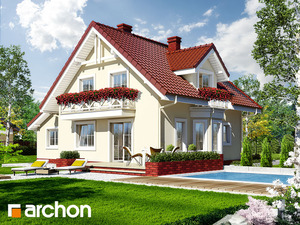 Projekt domu ARCHON+ Dům mezi rododendrony 4