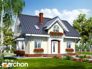 Projekt domu ARCHON+ Dům mezi koriandrem 2 ver.2